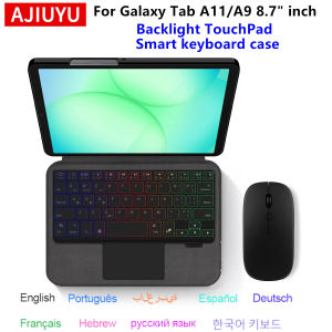 Touchpad Keyboard For Samsung Galaxy Tab A11 8.7 SM-X130 X133 X135 Case Keyboard Cover for Tab A11 A9 X110 X115 Tablet Case 8.7
