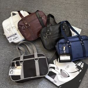 Japanese Style JK Uniform Bag Large Capacity Single Shoulder PU Material Handbag School Bag for Students Sweet College Style