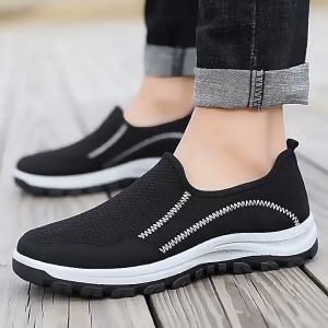 Men's Slip-On Shoes: Comfortable Running & Casual Walking Options