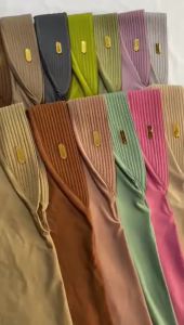 HIJAB INSTAN BERGO HAMIDAH BAHAN JERSEY PREMIUM HIJAB SPORT WITH LABEL AKRILIK GOLD