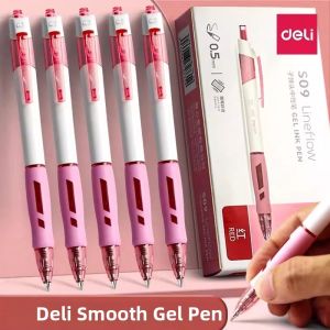 deli | Smooth Writing Teacher Student Grading Pen Red