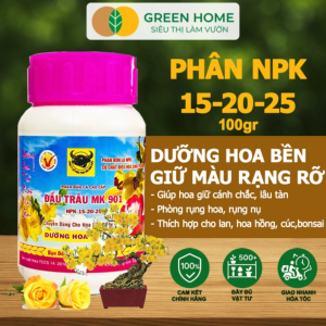 Mua 5 tặng 1 - Phân Bón Lá Đầu Trâu MK 901 GreenHomeChai 100GRChuyên Dùng Cho Hoa LanCây CảnhDưỡng Hoa Lâu Tàn