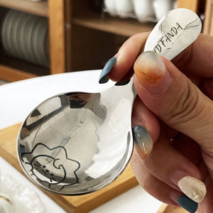 WODEBAIHUI | Stainless Steel Short Handle Multipurpose Spoon