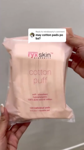 Ryxskin Cotton Puff Ryx Skin cotton pads with 1 FREE REUSABLE PAD