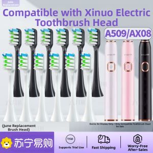 Initial June Compatible Xnuo Electric Toothbrush Head A509 AX08 Universal Replacement Toothbrush Head Deep Cleaning Adult Normal Specification