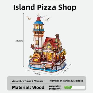 JINWUCHUANGYI | DIY Coffee Factory Model Kit