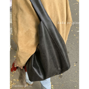 Waste Soil Style Retro Underarm Bag Female 2024 New Arrival Tide Fashion South Korea Tote Bag Large Capacity Shoulder Bucket Bag