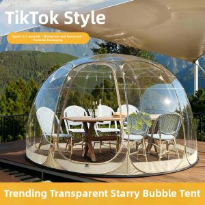 BEIANLANG | Transparent Portable Foldable Thickened Camping Tent Bubble House