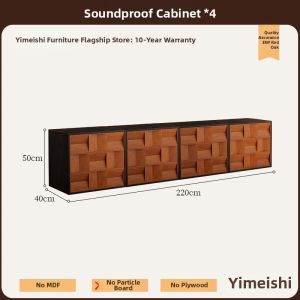 Vintage Style Small Space Real Wood Modular Cabinet