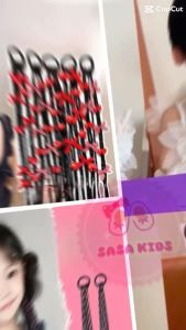 Buộc Tóc Cột Tóc Giả Thắt Bính Phối Màu Cá Tính Cho Bé Tóc Giả Cho Bé Gái Cột Tóc Giả Kuromi TG01