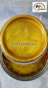 999 GOLD 1L SOLVENT PAINT / EMAS / HOUSE GATE / GOLD COLOUR / CAT MINYAK EMAS / PAGAR PINTU / WROUGHT IRON