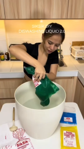 SIKSIK 2.0 DIY Dishwashing Liquid Kit (2L 5L & 16L Yield) 1 MINUTE MIX - CALAMANSI LEMON ANTIBAC