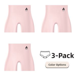 MiiOW | High-Waist Womens Safety Pants Anti-Light Bottoms Control Tummy Shaping Leggings Three-In-One Cat Person Underwear