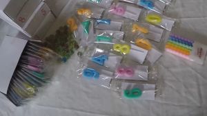 combo 10 hộp nến số mix màu Pastel NHỎ mỗi hộp 20 cái cho tiệm bánh