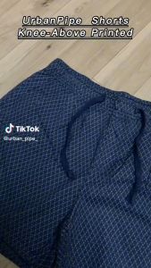 URBAN PIPE Printed Chino Shorts For Men Above The Knee Casual Garter Board Beach Short 226116