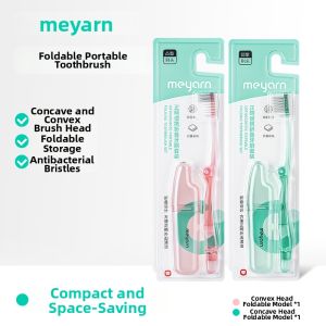 MEYARN | Orthodontic Folding Portable Toothbrush Soft Bristles