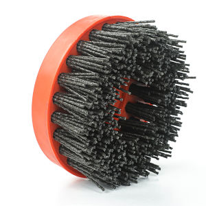 4Inch Silicon Carbide Brush for Marble Nylon Cleaning Brush for Granite Antique Brush for Concrete Abrasive Brush for Concrete