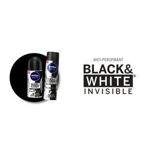 NIVEA MEN Deodorant Roll On Black & White Invisible Original 50ml Deodoran Pria