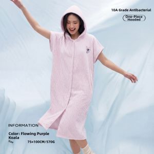 Sanli | Antibacterial Quick-Drying Wearable Bathrobe for Women