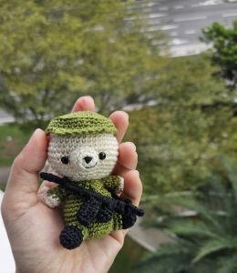 POP NS ORD Army Bear Keychain
