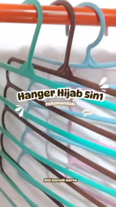 HANGER PAKAIAN 5 SUSUN GANTUNGAN BAJU JILBAB KERUDUNG MULTIFUNGSI