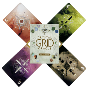 Crystal Grid Oracle Cards A 72 Deck Tarot English Visions Divination Edition Borad Playing Games