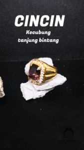 Cincin Pria Batu Kecubung Tanjung Bintang Top Kualitas Terbaik