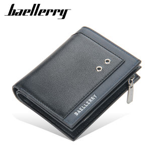 Wallet Men Short Chic Youth Zipper Change Wallet Multi-Card Buckle Japanese and Korean Students Wallet Mens Bag Fashion