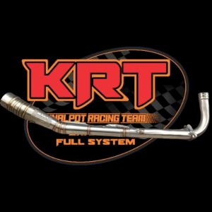 Leher Balap Drag Kontes Knalpot Racing KRT Original Pipa 28 inlet 50mm 110cc 130cc 150cc 200cc Laser Nama Jupiter Vega Smash Supra 110 Kharisma 125 Shogun Blade Revo Astrea Grand