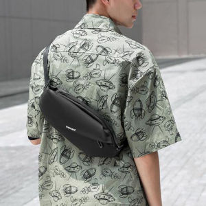 [COD + local seller]bag for men Sport Waist Pouch Bag Men Cross Body Bag Zipper Chest Bag Women Money Phone Waist High Capacity Belt Bag Water Resistant Adjustable Waist Pack for Travel Outdoor waist bag waist bag for men