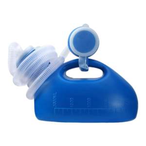 กระบอกปัสสาวะแบบมีสาย กระบอกฉี่ มีท่อสายยาง หนา แข็งแรง PP พลาสติกอย่างดี 2000ml.