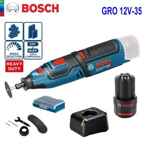 Bosch | Bosch GRO 12V-35 12V Cordless Rotary Grinder Multifunctional Engraving Sanding Polishing Drilling Power Tool