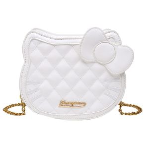 ULEEK  Sanrio Hello Kitty Kawaii PU Shoulder Bag Mymelody Cinnamoroll Wallet Purses Handbags Kuromi Crossbody Girl Purses