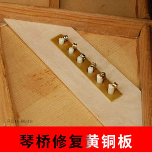 Instrument Repair Tool Aluminum Plate Bridge Folk Marimba Restoration Luthier Workshop Tools String Cone Hole Fixing