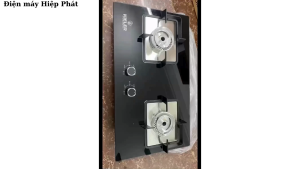 Bếp gas đôi KIELER KL-G137 tiết kiệm gas công suất 5000W lắp đặt âm hoặc dương kính cường lực