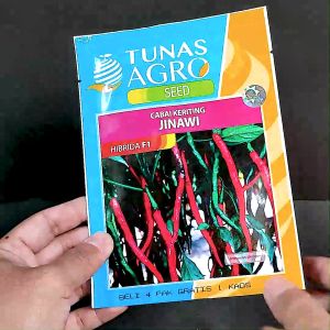 BENIH CABAI KERITING - JINAWI HIBRIDA F1- 10 Gram - Tunas Agro