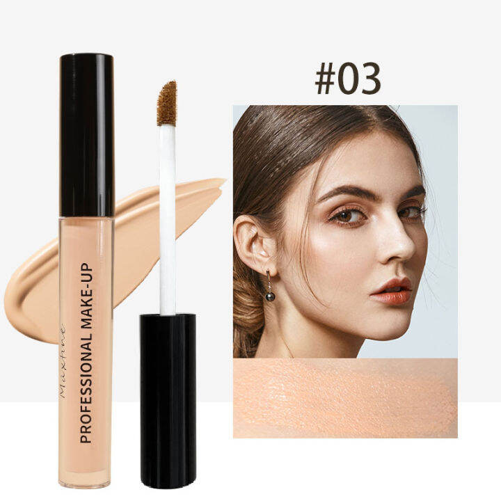 MAXFIN 6 Color Foundation Concealer Liquid Oil Control Moisturizing ...