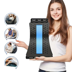 1 Piece Back Stretcher Multi-Level Back Cracker Upper & Lower Back Pain Relief Device for Herniated Disc Sciatica Scoliosis