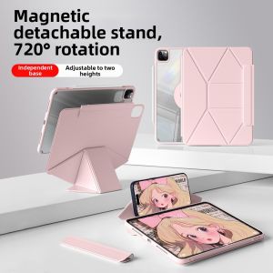 Zoyu | Magnetic Dual-Sided Thin Protective Case with Portable Desk Stand and Pen Slot for iPad