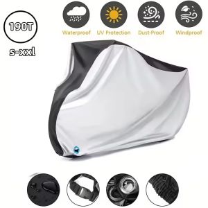 WRELS | Bicycle Protective Cover Multipurpose Outdoor Bicycle Cover Rain Sun UV Snow Dust Wind Proof All Weather Protective Covers ﻿