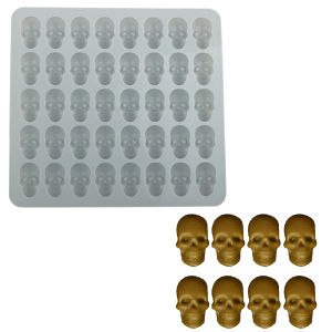 Skull Spider Design Halloween Chocolate Mold Halloween Element Silicone Cake Moulds Kitchen Bakeware Candy Dessert Tools