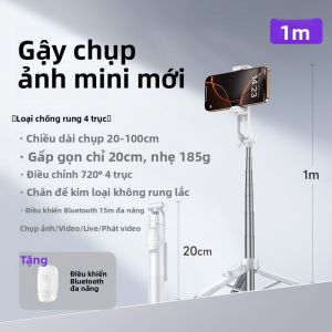 CHECKON | Gậy selfie mini cầm tay Nhỏ Gọn 360 Độ Chống Rung