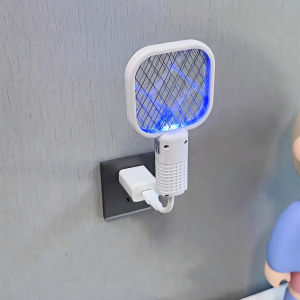 Mosquito Swatter Trap Mini USB UV Light Pest Control Electric Shock Mosquito Killer Lamp Portable Fly Bug Zapper Summer