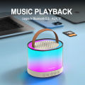 Orashare BS06 Wireless Karaoke Speaker With Mic 360° Stereo Sound Outdoor Bluetooth Speaker With RGB Light Home Karaoke Set For Party Portable Speaker Outdoor/ Indoor. 