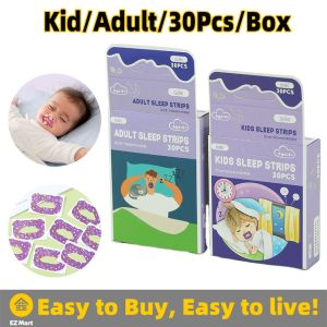 【Fast Shipping】 30Pcs/Box Anti-Snoring Stickers for Children Adult Night Sleep Lip Nose Breathing Improving Patch Mouth Closure Correction Sticker Tape Snoring-Stickers