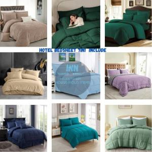 Bedsheet hotel 7 in 1 hotel style CADAR with COMFORTE 7 in1 KINGQUEEN single 4 IN 1