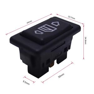 OUHOE | 1PCS Universal 6 Pins Car Electric Power Window Switch Lifter Controller Control Window Regulator Switch Accessories