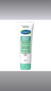 Cetaphil Gentle Clear Cleanser – 124ml Salicylic Acid BHA 2% pH Balanced Foam for Acne-Prone & Sensitive Skin