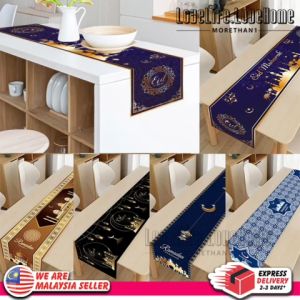 MORETHAN1 Kain Runner Meja - Kami Penjual Tempatan Hiasi Meja Anda dengan Elegan dan Gaya yang Menawan Table Runner