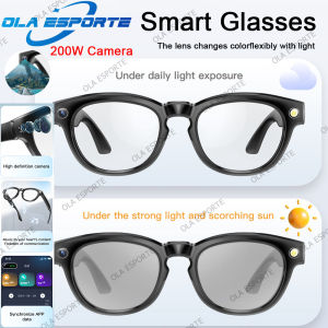 HD 1080P AI Smart Camera Glasses With 200W Camera Touch Sport Bluetooth Call Video Music Player For Men Women Glasses 2025 New